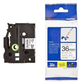 Nhãn in Brother TZE-FX261, Black on White, 36mm x 8m