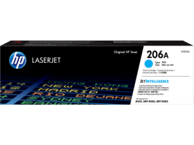 HP 206A Cyan Original LaserJet Toner Cartridge (W2111A)
