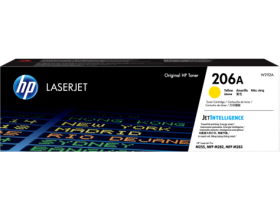 HP 206A Yellow Original LaserJet Toner Cartridge (W2112A)