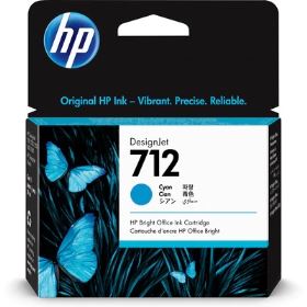 HP 712 29ml Cyan DesignJet Ink Cartridge (3ED67A)