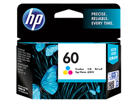 HP 60 Tri-color Original Ink Cartridge (CC643WA)