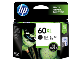 HP 60XL High Yield Black Original Ink Cartridge (CC641WA)