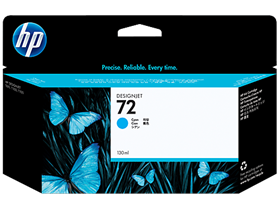 HP 72 130-ml Cyan DesignJet Ink Cartridge (C9371A)