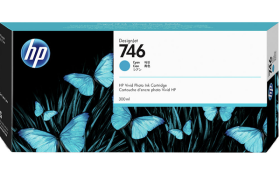 Mực in HP 746 300-ml Cyan DesignJet Ink Cartridge (P2V80A)