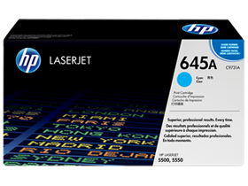 HP 645A Cyan Original LaserJet Toner Cartridge (C9731A)