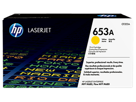 HP 653A Yellow Original LaserJet Toner Cartridge (CF322A)